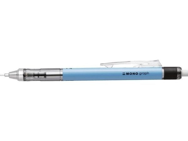 Tombow MONO graph, Blå, Plast, Vit, 0,7 mm, Rund, Plast
