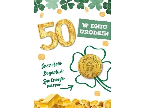50-års födelsedagskort