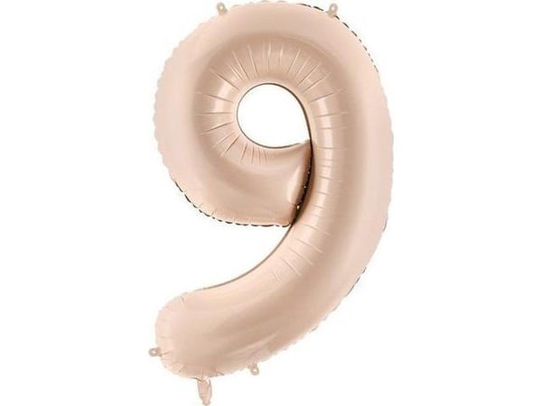 Folieballong 9 72cm mørk beige