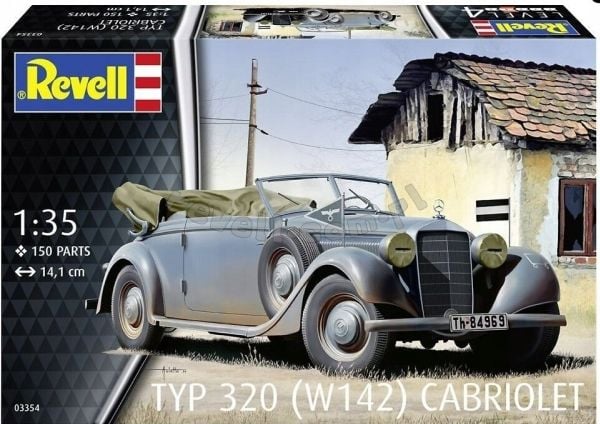 Revell – Type 320 (W142) Cabriolet (Mercedes-Benz 320), 1/35, 03354