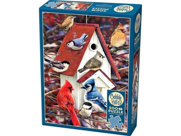 Puslespill 500 Winter Birdhouse G3