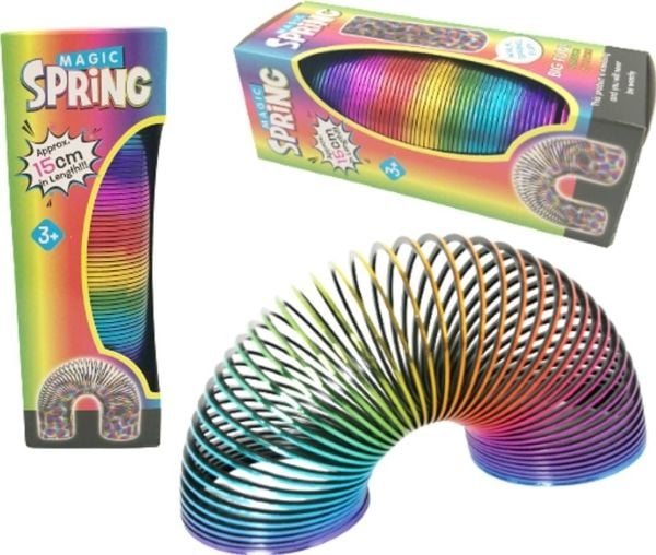 Pegaz Toys Magic Rainbow Spring Fargerik Magic Spring