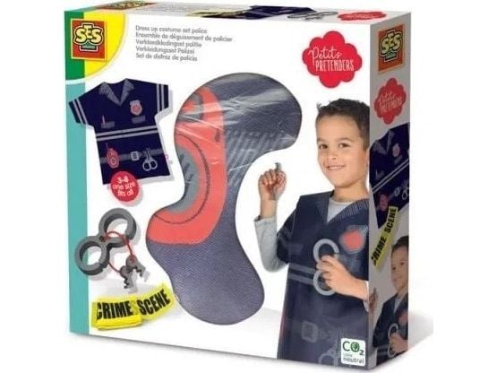 SES Creative Petits Pretenders Dress up costume police, Politi, 3 år