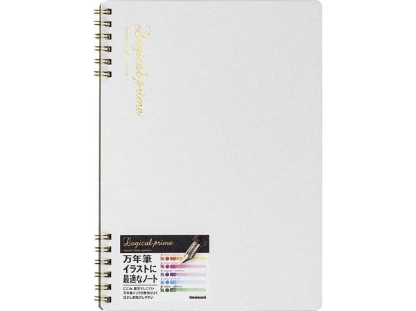 TadaPlanner notatbok B5, blanke sider Logical Prime hvit