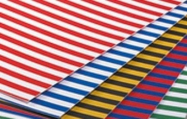 MFP papir kartong med striper 300 g 25x35 cm 10 ark