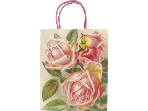 Schöna Ting gavepose dekor A5 STBAG140 Rosa roser