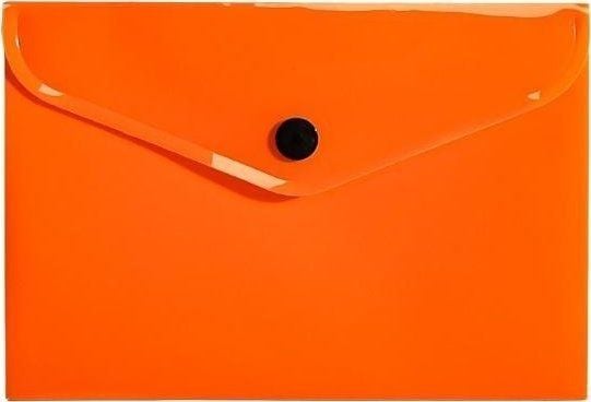Biurfol konvoluttmappe A6 PP neon oransje