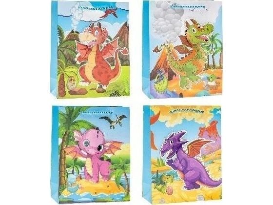Rozette Pop-Up gavepose 3D Smokk 26x32x10cm mix ROZETTE