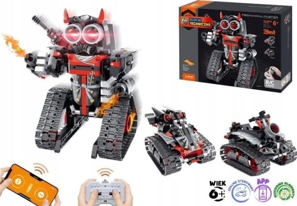 Cobi Tekniske blokker RC 3in1Robot/Auto red.05567