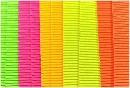 Bambino wellpapp färgad fluo 25x35 cm 10 ark