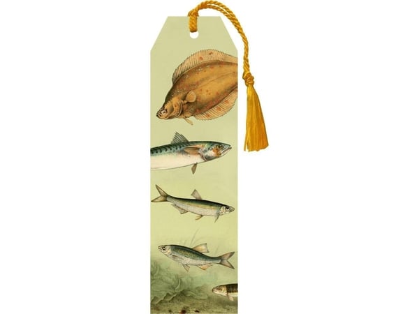 Bokmerke 129 med bånd Nordisk fisk