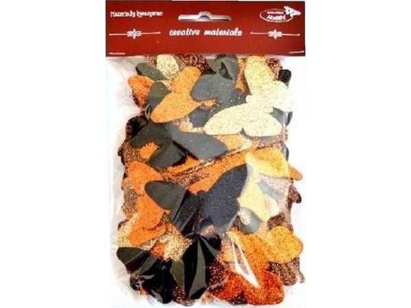 Glitter perhosia 52kpl