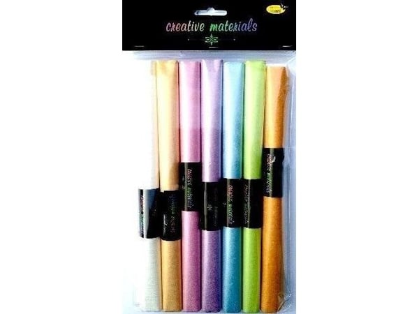 Perle pastell silkepapir 25x35cm 7stk