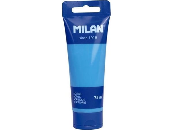 Akrylmaling i tube 75ml karibisk blå MILAN