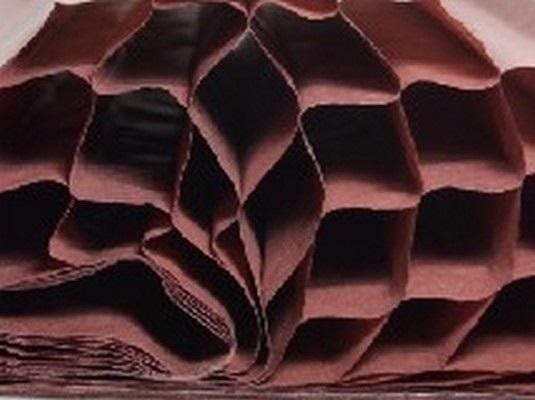 Brunt 3D silkepapir 23x33cm