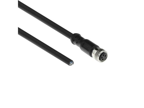 ACT industrisensorkabel 1,50 m, M8A 4-pin hunn til åpen ende, Ultraflex Xtreme TPE, skjermet (SC3110)