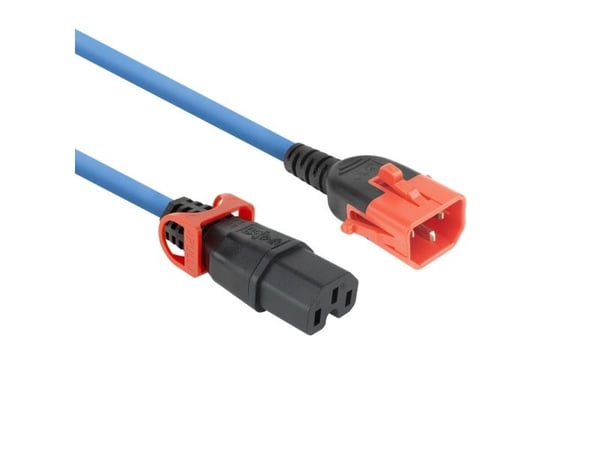 ACT strömkabel C14 IEC Lock+ Dual Locking till C15 IEC Lock+ blå 2 m, PC3874 (PL0072) ACT strömkabel C14 IEC Lock+ Dual Locking till C15 IEC Lock+ blå 2 m, PC3874 (PL0072)