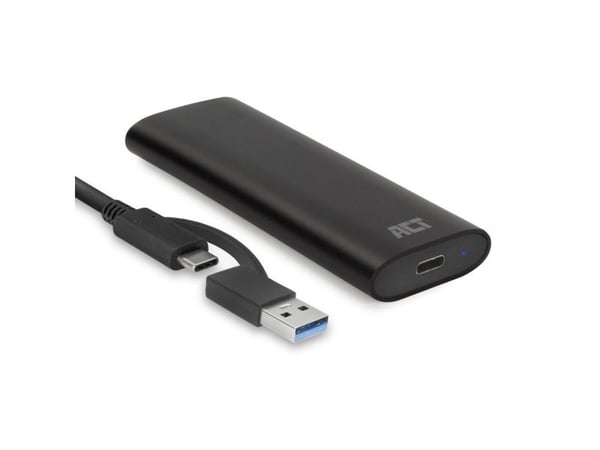 ACT USB-C M.2 NVMe / PCIe SSD-hölje, verktygsfritt (AC1615)