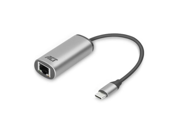 ACT AC7081 Interface Hub USB 3.2 Gen 1 (3.1 Gen 1) Type-C 2500 Mbit/s Aluminium (AC7081)