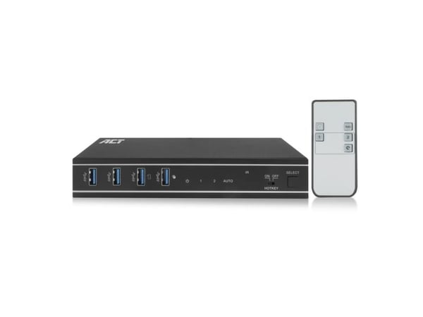 ACT AC7912 KVM-switch (tangentbord/video/mus) svart