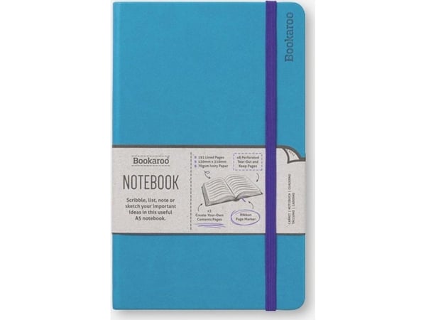 Bookaroo Notebook Journal A5 - Turquoise