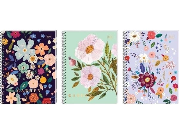 Muistikirja B5/100K HS Garden grid (5 kpl)