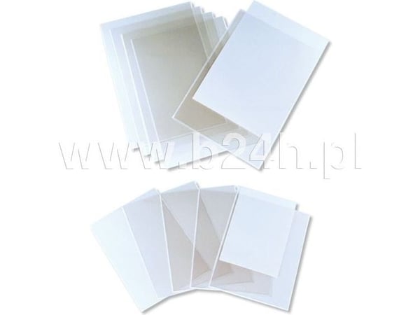 Biurfol antecknings-/bladomslag A5 typ "U" transparent 200 µm, 25 st.