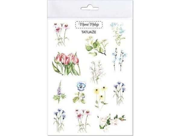 Washable Flowers Tattoos
