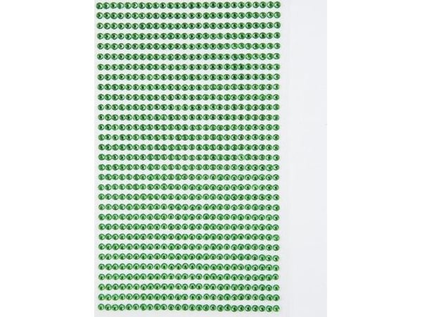 Dalprint DPCRAFT Selvklebende krystaller 3mm, 806 stk - lysegrønn Dalprint