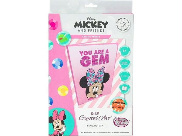 Epee Crystal Art Notebook Minie Mouse