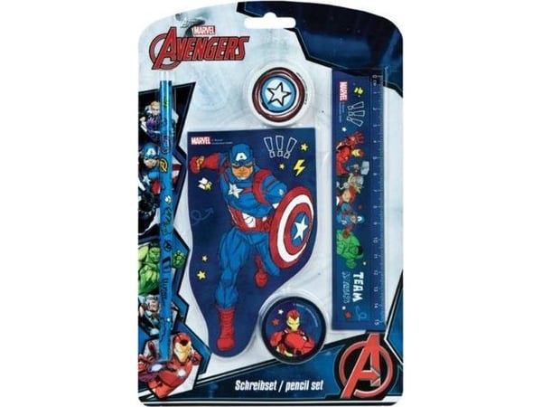 Avengers skolmaterial 5 delar