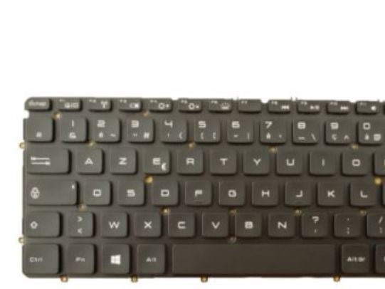 DELL 5PK3C, Tastatur, Fransk, Bakgrunnsbelyst tastatur, DELL, XPS L322X, L321X