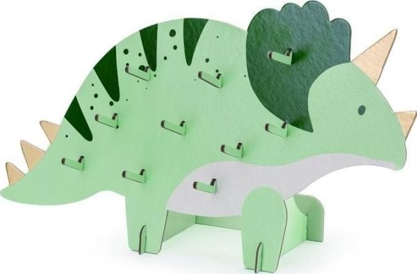 Triceratops välipalaseinä 38x23cm