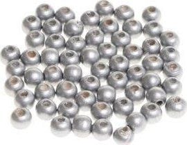 BREWIS treperler til tråd sølv 10mm 60 stk