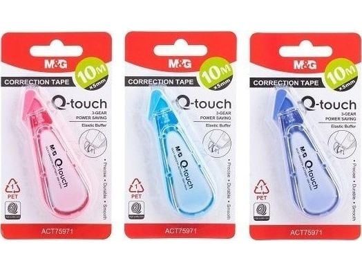 MG korrekturtape Q-Touch, 10 m x 5 mm, mix