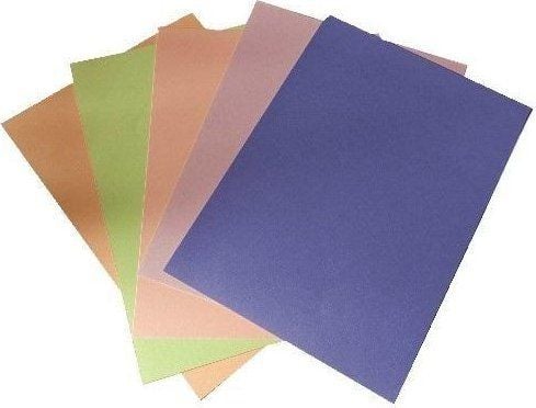Starlight kartong 200 g 25x35 cm, 5 ark mix pastell