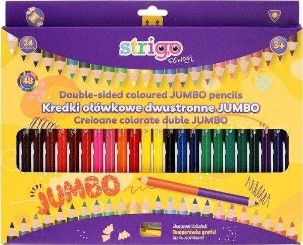 Jumbo trekantiga pennor 24 st STRIGO