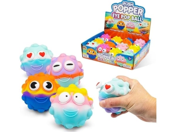Party Deco fidgetboll Eye Popper MIX