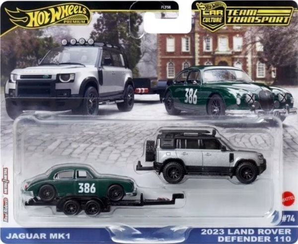 Hot Wheels Premium sett med 2 kjøretøy JBM34