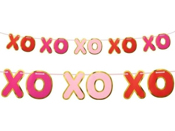 GoDan papirgirlander XOXO 200 cm