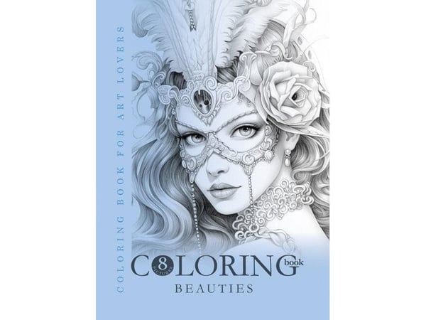 FRESH kreativ fargeleggingsblokk A4 maske