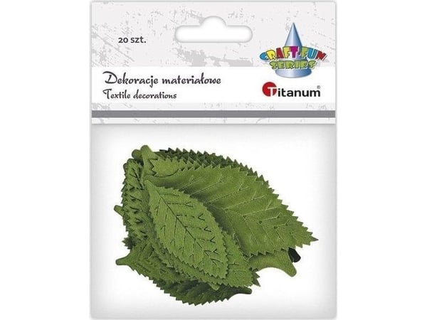 Vihreä kangas lehdet 20kpl