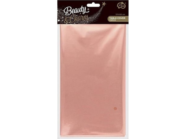 B&C folieduk metallisk rosa gull 137x183cm