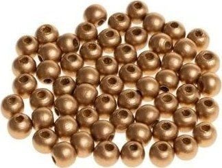BREWIS treperler til tråding gull 10 mm 60 stk