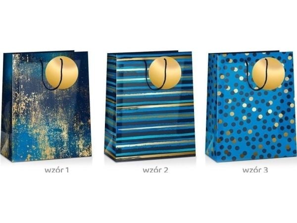 Pan Dragon gavepose Grand Deep Blue 23x18x10 cm MIX