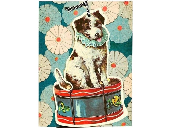 Madame Treacle Kort B6 med hengel - Hund og bjelle