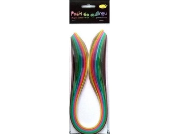 CreativeHobby Quillingstrimler 5mm x 50cm pastell 100 stk