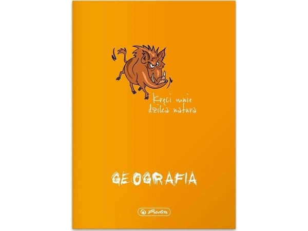 Notatbok A5/60K rutenett Eco PP Geografi (5 stk)