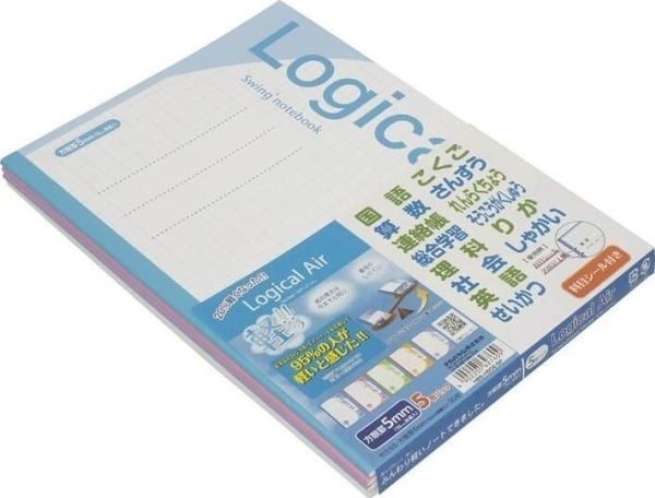 Herlitz Logical AIR Grid B5 kevyet muistikirjat (5 kpl) HB5-H502-5P/D