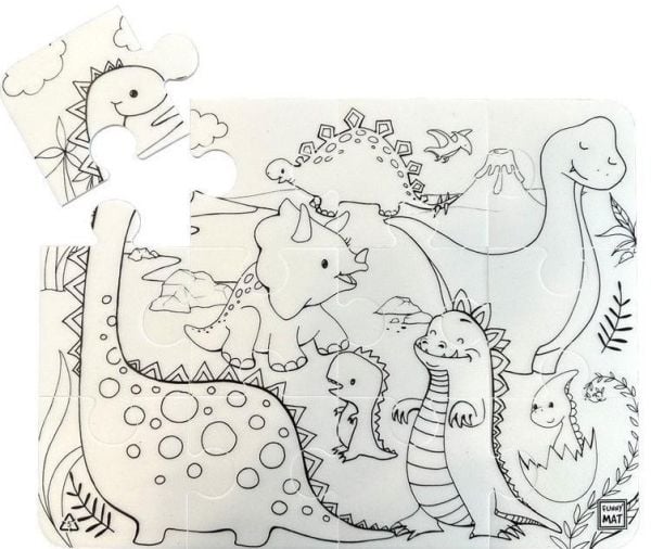 Puzzle dinosaurukset hauska matto STRIGO